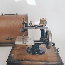 LEAD Mini Hand-Crank Sewing Machine w/Case Showa Retro Antique Vintage #W1350 | eBay