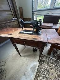 1948 Vintage Singer 201-K Sewing Machine in Cabinet with ...