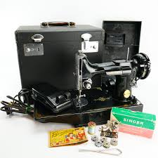 9# Vintage Singer 221 Featherweight - Sewing Machine and ...