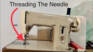 Singer 293B Sewing Machine: Threading The Needle - YouTube