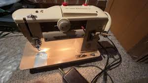 Vintage Singer Sewing Machine 401A Model w Pedal USA Made ...
