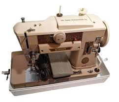 SINGER 401-A Slant-O-Matic Sewing Machine Vintage Heavy Duty ...