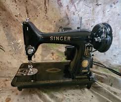 ANTIQUE VTG SINGER SEWING MACHINE 99K ELECTRIC SINGER ...