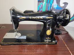 Vintage 1952 Functional Singer Sewing Machine - 15-91 w ...