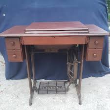 Antique SINGER Treadle Sewing Machine. AC Series. Works ...