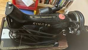 1936 Singer Sewing Machine JB 283541 with Case Pedal And ...