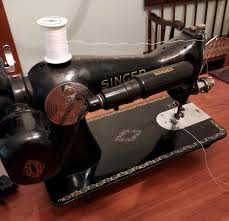 Vintage Singer Electric Sewing Machine Model #15-91 with ...