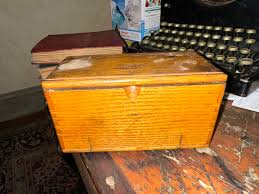 Antique Singer Puzzle Box Assorted Attachments and Bobbin ...