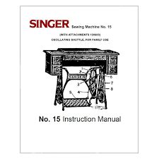 Singer 15-30 Instruction Manual