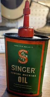 Vintage Singer Sewing Machine Oil Can Red Top - Etsy