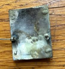 Rare Vintage Mexican Aztec Design Silver Brooch Pin Handmade ...