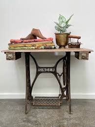 Sewing Machine Table Vintage - Etsy Australia