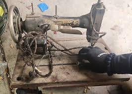 Antique Vintage Sewing Machine- 1900's White Rotary Sewing Machine, 216155 | eBay