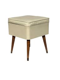 Mid Century Modern Singer Sewing Machine Stool