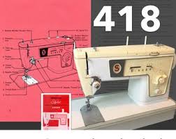 Singer Stylist 418 Special Zig-zag Sewing Machine ...