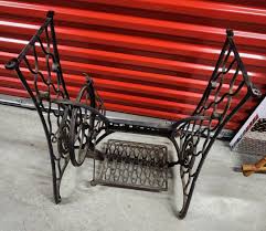 Singer Treadle Sewing Machine Cast Iron Table BASE & LEGS ...