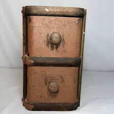 Vintage Sewing Machine Wood Drawer stack 15" x 5.5” X 9.5 ...