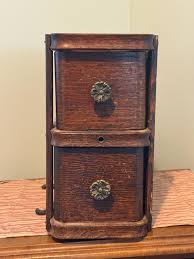 Vintage Sewing Machine Drawer ~ Wooden Set of 2 Drawers ...