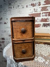 ANTIQUE WOOD SEWING CABINET DRAWERS – Faux Your Eyes Only ...