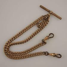 Antique Gold Plated Pocket Watch Chain C1890 - Etsy