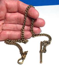 ANTIQUE GOLD FILLED WATCH CHAIN 13 1/2 INCHES 21.3 GRAMS | eBay