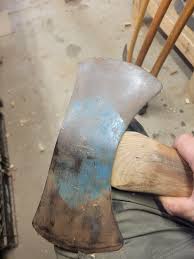 Value of chipped gambler artisan double bit axe?