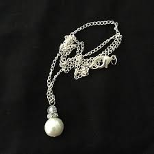 White Faux Pearl Earrings and Necklace Old Money Quiet ...