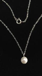 12K Gold Filled 15" Chain Necklace With Cultured Pearl ...