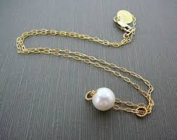 Necklace Pearl Slider Gold Filled Freshwater 16 Inch, 1 ...