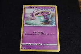 POKEMON SWORD & SHIELD DARKNESS ABLAZE SINISTEA 082/189 NM/MINT PACK FRESH | eBay