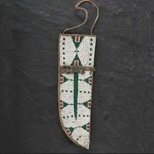 Indian Beaded Cover Native American Sioux Handmade Knife ...