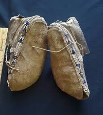 Native American Indian Children Moccasins, Circ: 1890, 5.5" | eBay