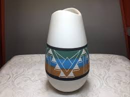 Vintage Native American Sioux Pottery Etched Vase Signed By Irene Rapid City SD | eBay