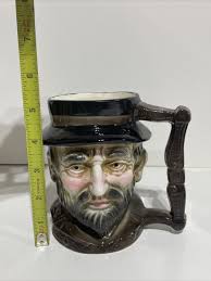 Vintage Toby Style Man With Hat And Beard Mug Cup Marked ...