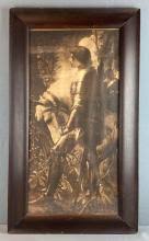 Sold at Auction: George Fredrick, George Fredrick Watts Sir Galahad Print