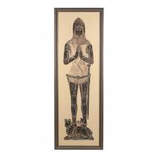 Monumental Brass Rubbing of an Armored Knight (Lot 2349 - A ...