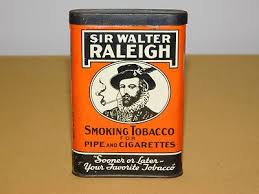 VINTAGE SIR WALTER RALEIGH PIPE & CIGARETTES SMOKING TOBACCO TIN *EMPTY* | eBay