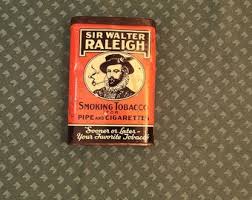 Tobacco Tin Sir Walter Raleigh - Etsy