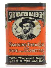 Sold at Auction: Sir Walter Raleigh Smoking Tobacco Winston Salem NC Pocket Tin
