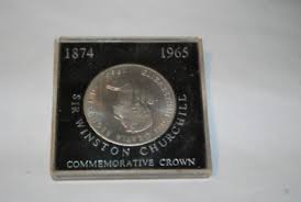 1874 -1965 SIR WINSTON CHURCHILL COMMEMORATIVE CROWN COIN! | eBay