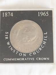 Sir Winston Churchill Commemorative Crown silver coin 1965 | eBay