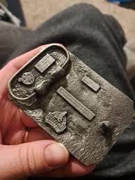 Vintage 1990 - SISKIYOU Korean War Veteran Belt Buckle USA ...