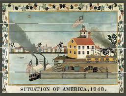 Winston Porter Situation of America, 1848 - Unframed Advertisements on Wood | Wayfair