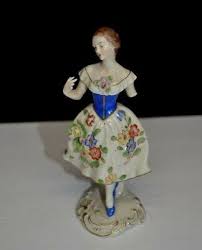 ANTIQUE GERMAN BISQUE GIRL FIGURINE 6" | eBay