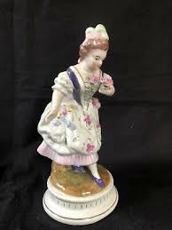 Antique german Sitzendorf porcelain. Lady with flowers . Marked Bottom | eBay Australia