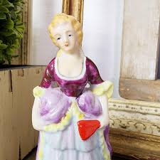 Vintage Keto Import Ceramic Victorian Lady Figurine (5 1/4 ...