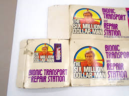 Six Million Dollar Man BIONIC MAN TRANSPORT Figure Empty Box 1975 | eBay