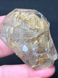 Natural Yellow Mud Skeleton Crystal/scepter Crystal/natural Geometric Pattern Crystal/pakistan Crystal 59*43*31mm 70g Fenster Crystal - Etsy