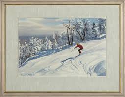 Lot - Churchill Ettinger, Skiing