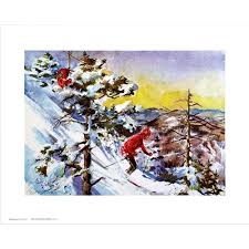 Killington Vermont Ski Poster, By the late Cecile Johnson